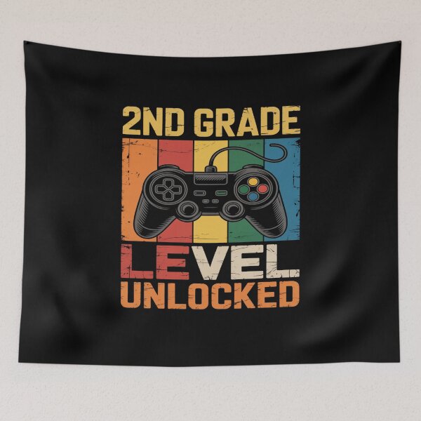 Item preview, 2nd Grade Level Unlocked Gamer designed and sold by flagylART.