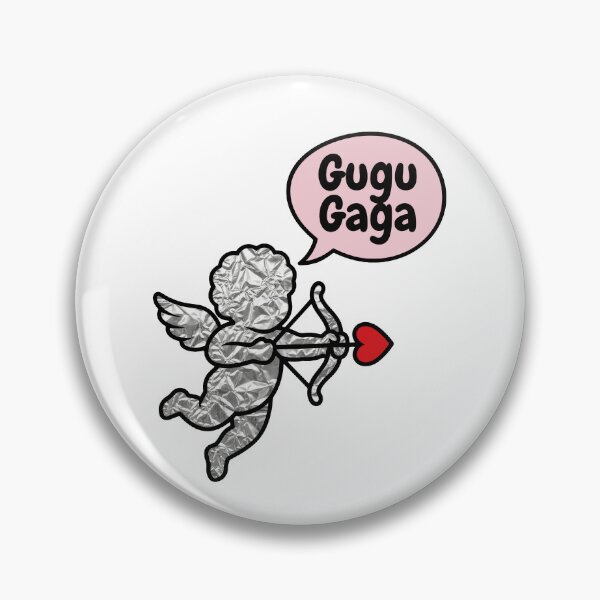 Item preview, Gugu Gaga Cupid Silver Foil Meme designed and sold by Wounded Whisper.