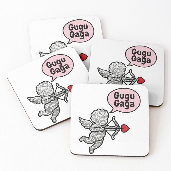 Item preview, Gugu Gaga Cupid Silver Foil Meme designed and sold by Wounded Whisper.
