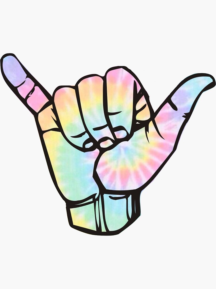 Tie Dye Hang Loose by sluggishsloth