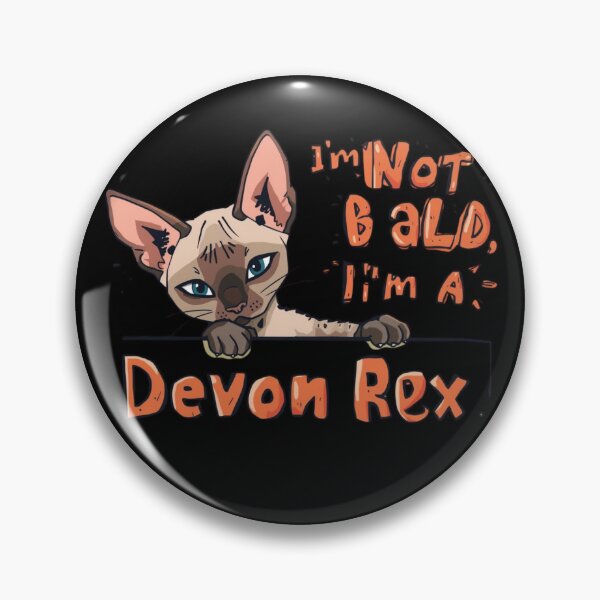 Item preview, I’m Not Bald, I’m a Devon Rex Cat T-Shirt – Funny Hairless Cat Lover Tee designed and sold by Lamagift.