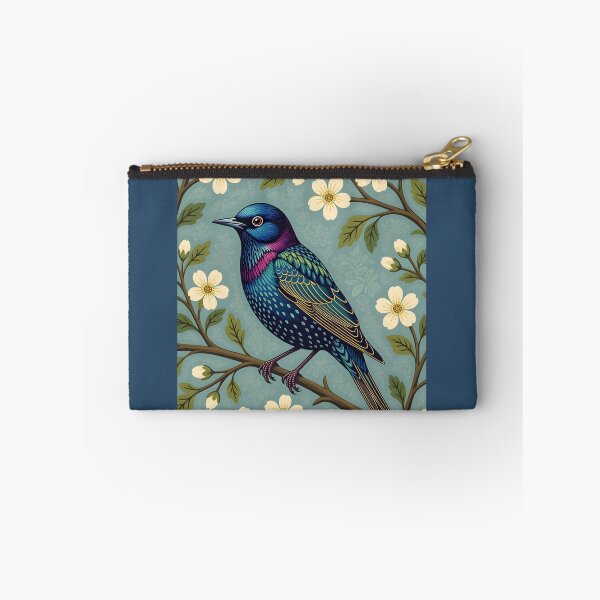 Item preview, A charming wide-eyed starling bird perched on a branch designed and sold by Ponted.