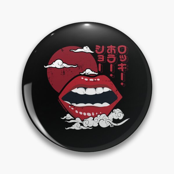 Item preview,  Rocky Horror Show Japanese Red Rising Sun Lips designed and sold by All-And-Every.
