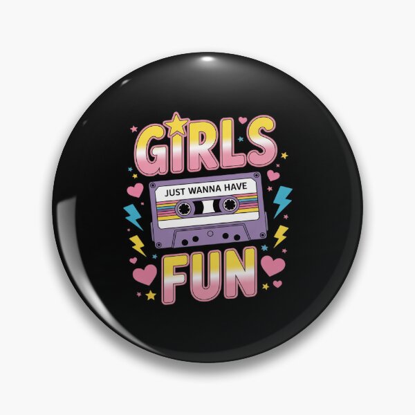 Item preview, Girls Just Wanna Have Fun Women Girl 80's 1980s 70's 18 designed and sold by DigitaldeligArt.