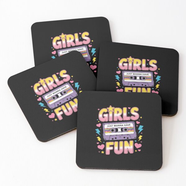 Item preview, Girls Just Wanna Have Fun Women Girl 80's 1980s 70's 18 designed and sold by DigitaldeligArt.