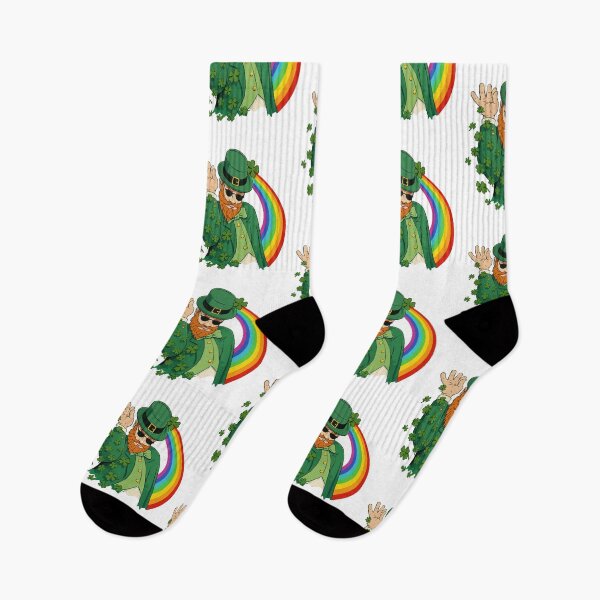 Item preview, Cool Leprechaun Rainbow Art – Funny St. Patrick’s Day Irish Shamrock Design designed and sold by BrainBubbleArt.