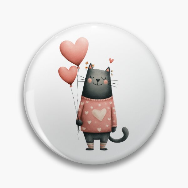Item preview, Romantic Cat Design designed and sold by Erika Kaisersot.