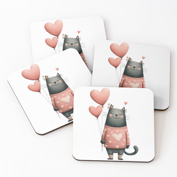Item preview, Romantic Cat Design designed and sold by Erika Kaisersot.