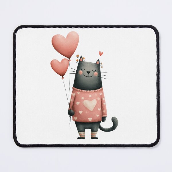 Item preview, Romantic Cat Design designed and sold by Erika Kaisersot.
