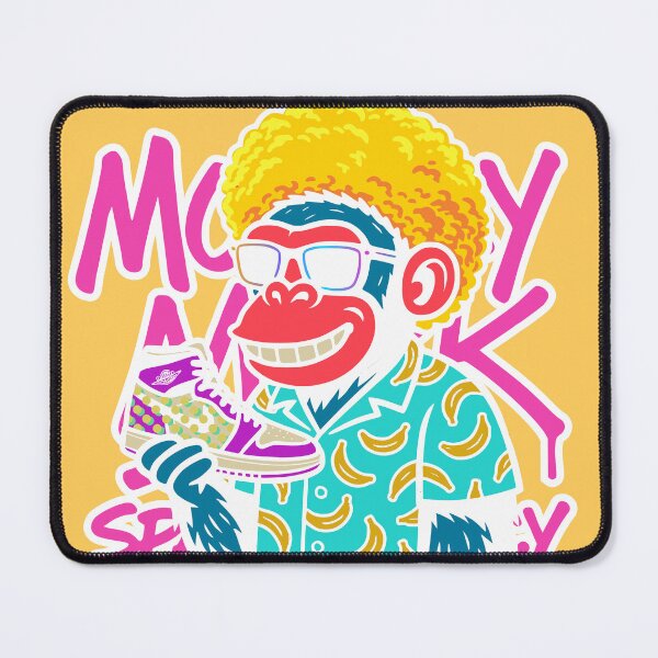 Item preview, MONKEY MARK – Sneaker Ape Mosaic Style AFLO designed and sold by DixTartare.