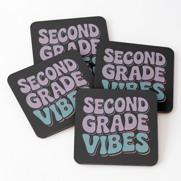 Item preview, Second Grade Vibes Cute Typography designed and sold by flagylART.