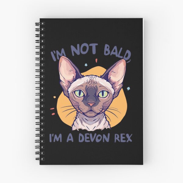 Item preview, I’m Not Bald, I’m a Devon Rex Cat T-Shirt – Funny Hairless Cat Lover Tee designed and sold by Lamagift.