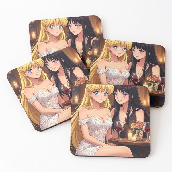 Item preview, Minako and Rei on a Date Night designed and sold by Solace Sparkles.