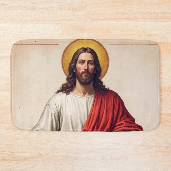Item preview, Jesus with Golden Halo - Renaissance-Inspired Sacred Art designed and sold by Pastor Reeves Studio.