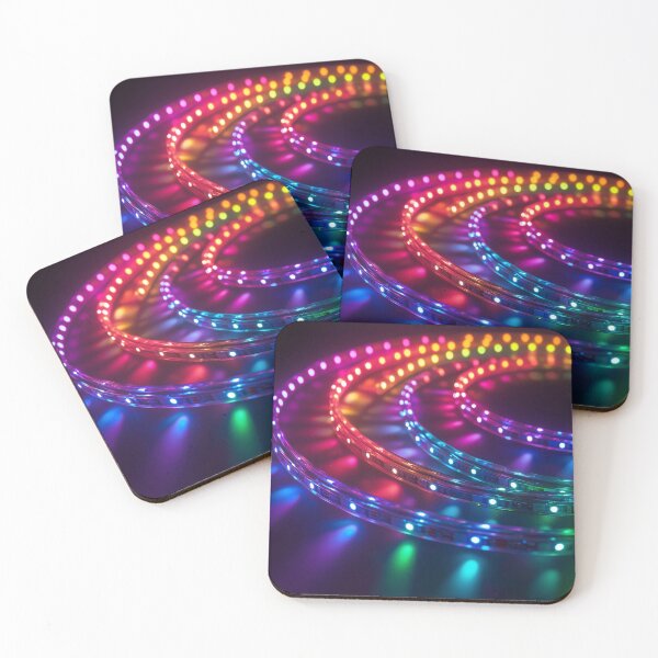 Item preview, RGB Lights Neon Glow – Colorful LED Light Aesthetic Design designed and sold by WordPlayStudio.