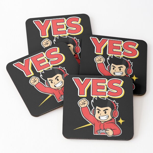 Item preview, YES Gamer Victory T-Shirt  Funny Gaming Celebration Cartoon Design designed and sold by Design-Pro-21.
