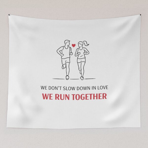 Item preview, We Don’t Slow Down In Love We Run Together  designed and sold by bilal sibgui.