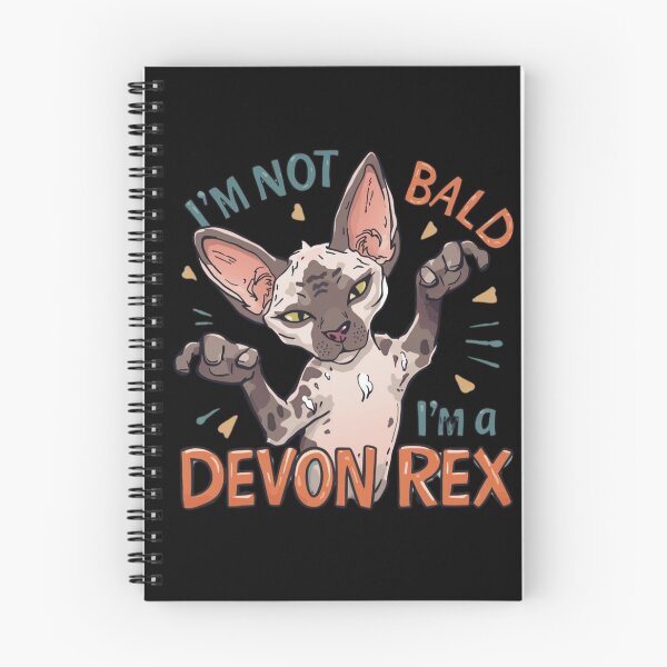 Item preview, I’m Not Bald, I’m a Devon Rex Cat T-Shirt – Funny Hairless Cat Lover Tee designed and sold by Lamagift.