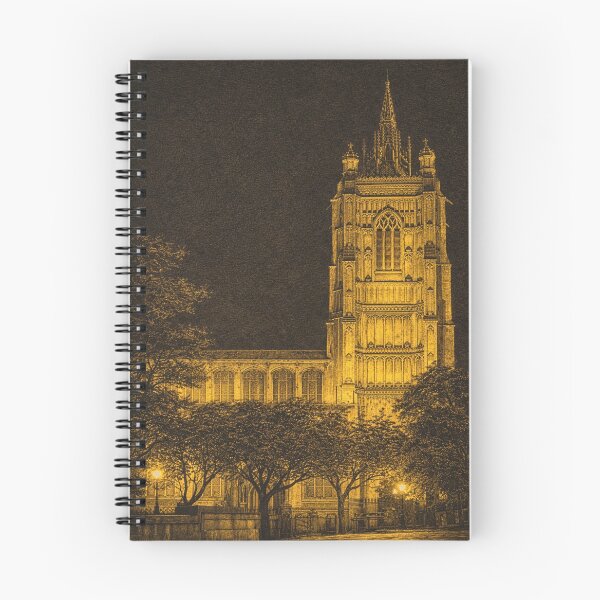 Item preview, St Peter Mancroft Church Norwich – Heritage Illustration designed and sold by NorfolkLegendsandIcons.