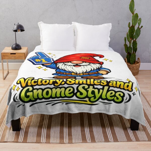 Item preview, Victory, Smiles and Gnome Styles – Cheerful Gnome Illustration designed and sold by Moriarty's Digital Visions.