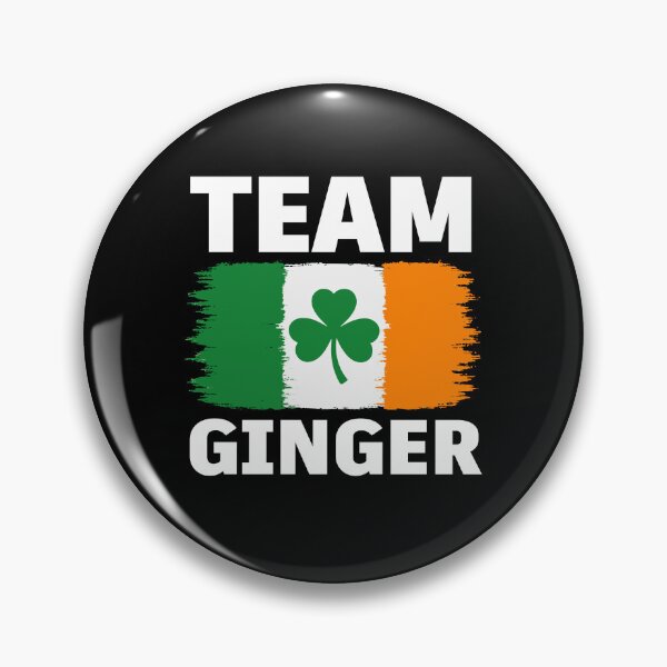 Item preview, Team Ginger Irish Pride Design – St Patrick’s Day Shamrock & Irish Flag Graphic designed and sold by BrainBubbleArt.