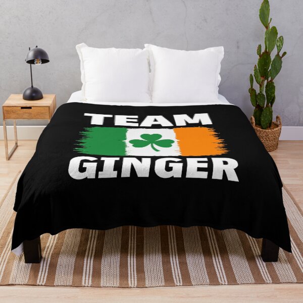 Item preview, Team Ginger Irish Pride Design – St Patrick’s Day Shamrock & Irish Flag Graphic designed and sold by BrainBubbleArt.