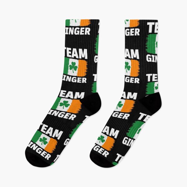 Item preview, Team Ginger Irish Pride Design – St Patrick’s Day Shamrock & Irish Flag Graphic designed and sold by BrainBubbleArt.
