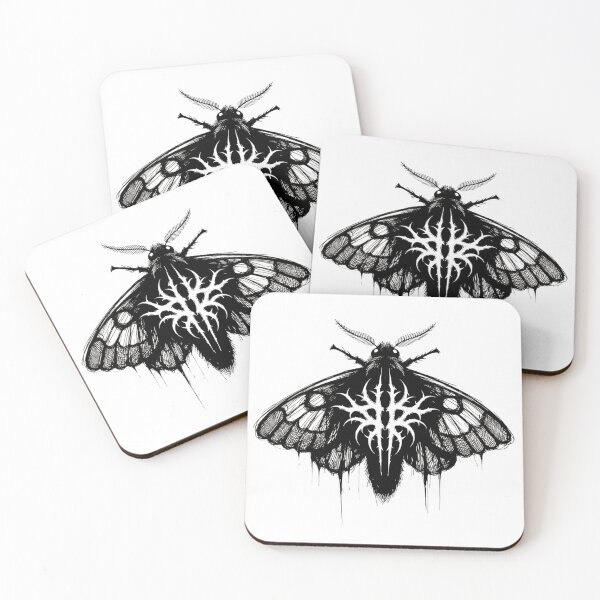 Item preview, Gothic Tribal Moth designed and sold by Velvet Vulcan Art.
