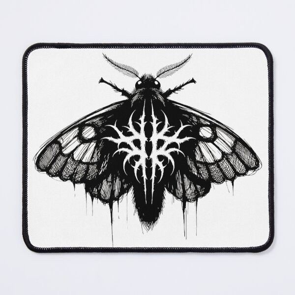 Item preview, Gothic Tribal Moth designed and sold by Velvet Vulcan Art.