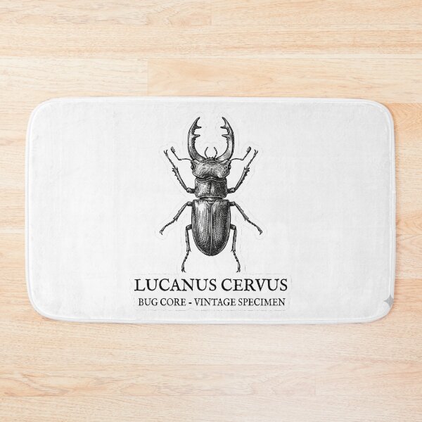 Item preview, Vintage Stag Beetle - Lucanus Cervus Scientific Illustration designed and sold by ai1art.