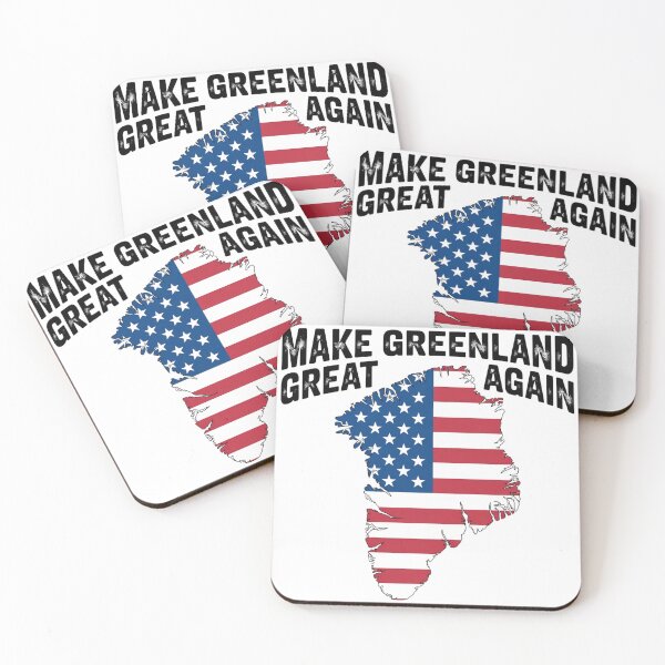 Item preview, Make Greenland Great Again - USA Map Patriotic Design designed and sold by Mr-wow.