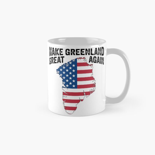 Item preview, Make Greenland Great Again - USA Map Patriotic Design designed and sold by Mr-wow.