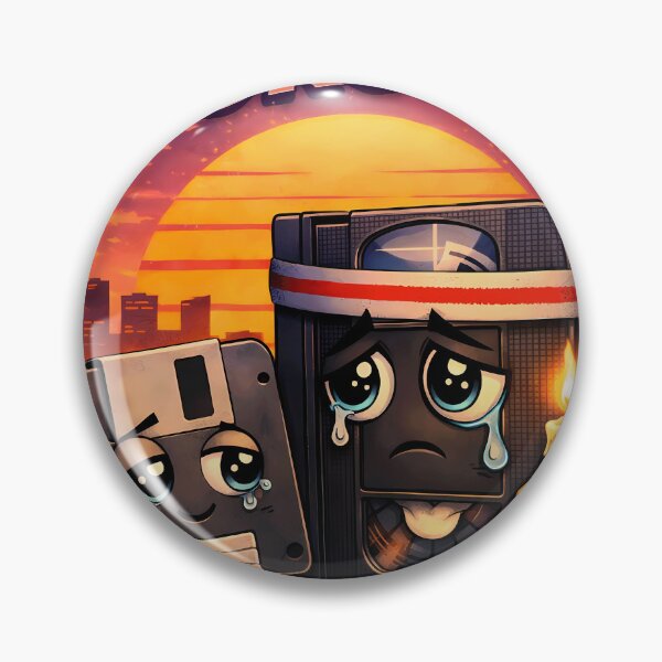 Item preview, We never forget funny retro tech style art designed and sold by 4Creative Media.