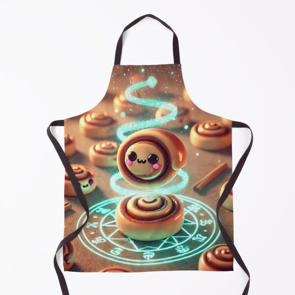 Item preview, Cinnamon Roll Familiar Summoning Circle designed and sold by ComedyInkFactor.
