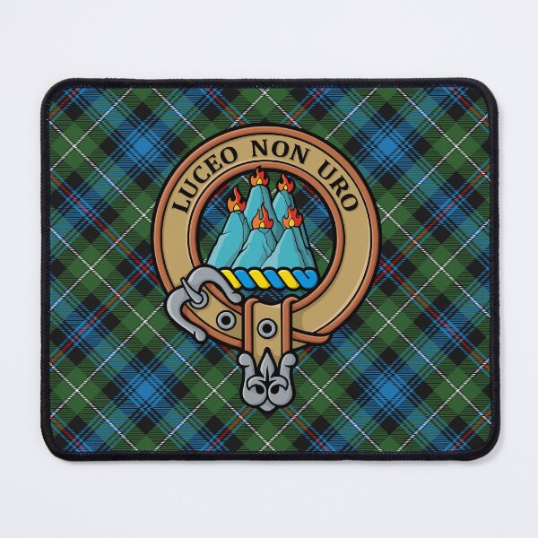 Item preview, Clan MacKenzie Crest over Tartan designed and sold by sifis.