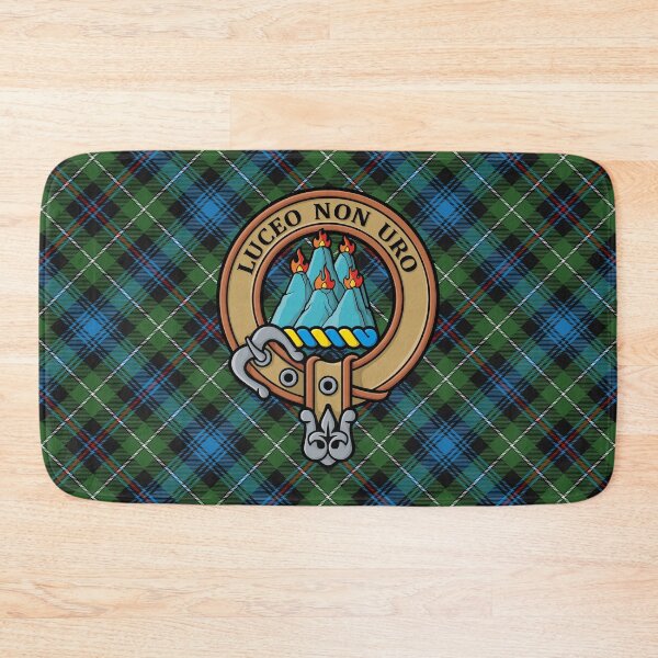 Artikelvorschau, Wappen des Clans MacKenzie über Tartan entworfen und verkauft von sifis.