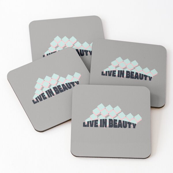 Item preview, Live in Beauty - Minimalist Geometric Pastel Quote Art designed and sold by liveinbeauty.