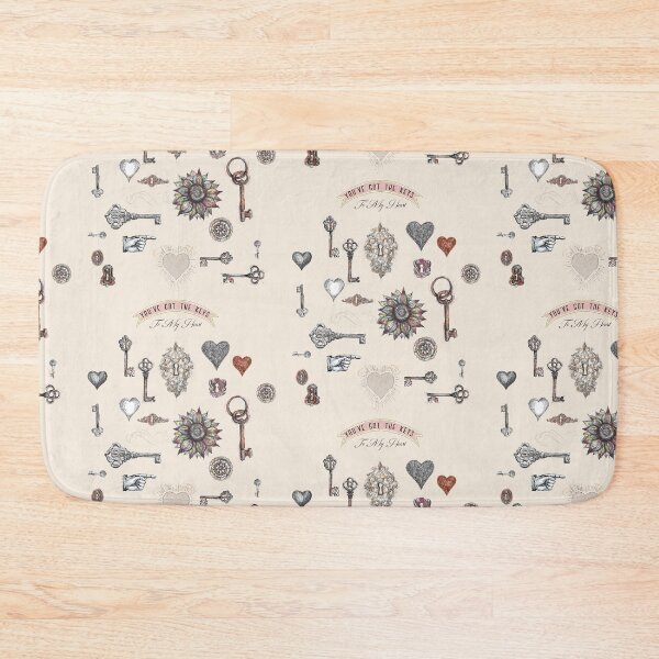 Item preview, You've Got The Keys to My Heart - Vintage Key -  Retro Chart designed and sold by FanitsaArt.