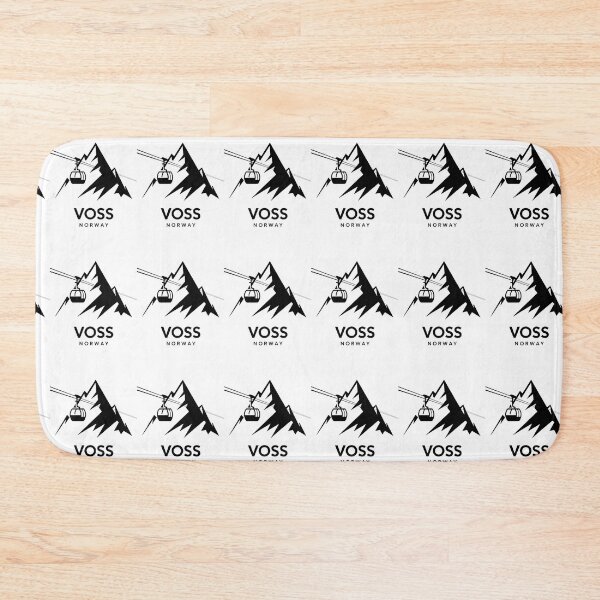Item preview, Voss Norway Ski Resort Minimalist Mountain Graphic designed and sold by Nordic Echo.