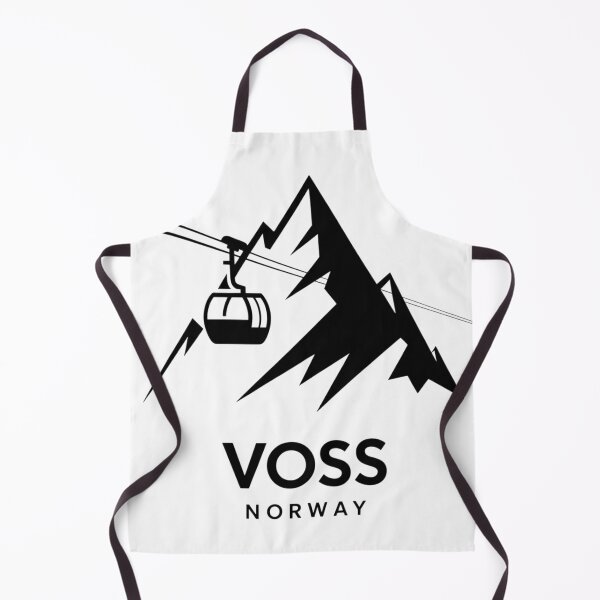 Item preview, Voss Norway Ski Resort Minimalist Mountain Graphic designed and sold by Nordic Echo.