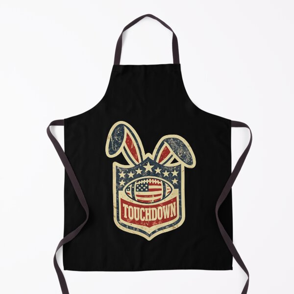 Item preview, Touchdown Bunny: Vintage Patriotic Football Shield designed and sold by Evaevonechi.