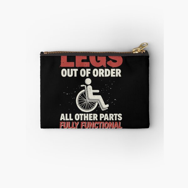 Item preview, Legs Out Of Order: Humorous Disability Awareness Graphic designed and sold by Evaevonechi.