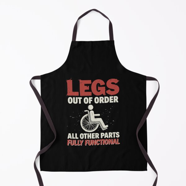 Item preview, Legs Out Of Order: Humorous Disability Awareness Graphic designed and sold by Evaevonechi.