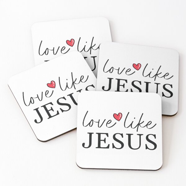 Item preview, Love Like JesLove Like Jesus - Christian Faith Typography with Heartus   designed and sold by Julianadieyi.