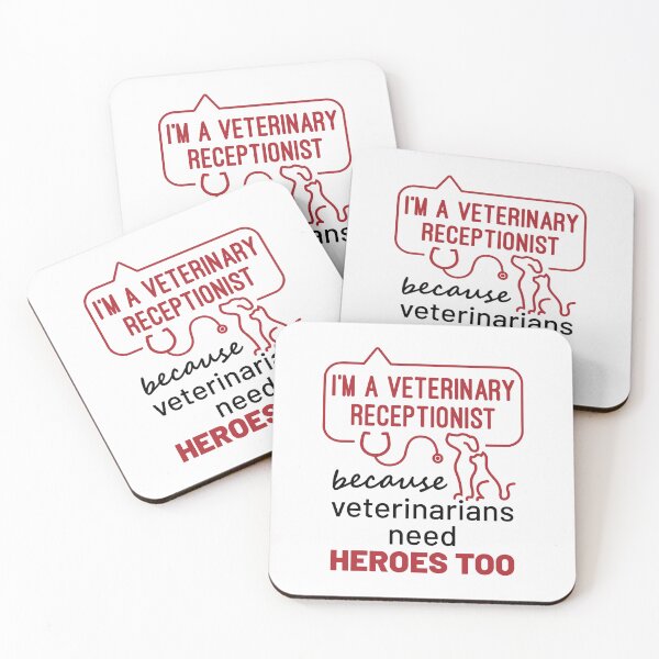 Item preview, Funny Veterinary Receptionist Heroes Veterinarian Front Desk designed and sold by jaygo.