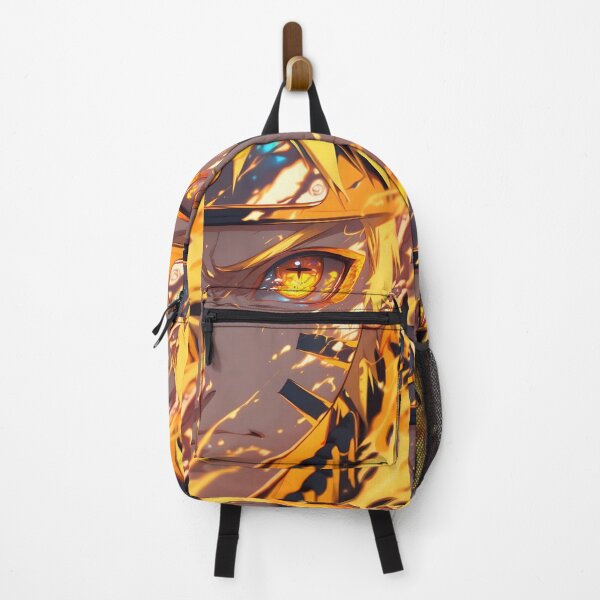 Item preview, Golden Flame Eye Awakening – Fierce Anime Ninja Close-Up Art designed and sold by Dyan4.