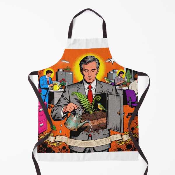 Item preview, Inner Growth Office Surreal - Absurdist Pop Art designed and sold by PictorialWhimsy.