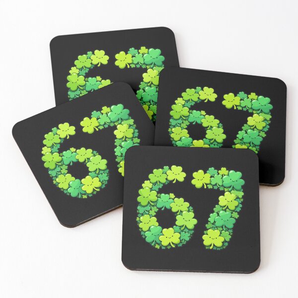 Item preview, 67 Shamrock Meme Design – Funny Six Seven Clover Number for St Patrick’s Day designed and sold by BrainBubbleArt.