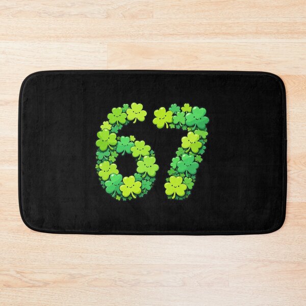 Item preview, 67 Shamrock Meme Design – Funny Six Seven Clover Number for St Patrick’s Day designed and sold by BrainBubbleArt.