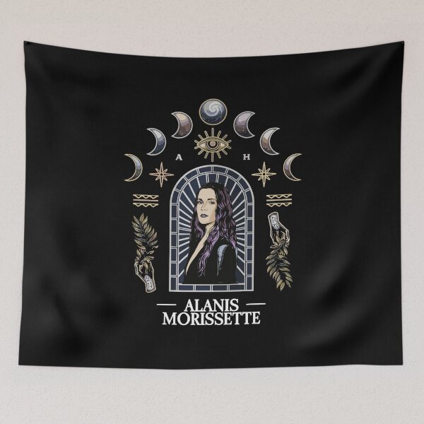 Item preview, Celestial Alanis: Mystical Moon Phase Portrait designed and sold by Evaevonechi.